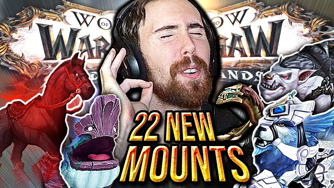 Asmongold getting New Mounts for 24͏͏ Minutes Straight | Shadowlands