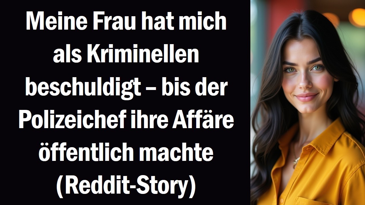 Meine Frau hat mich als Kriminellen beschuldigt – bis der Polizeichef ihre Affäre öffentlich