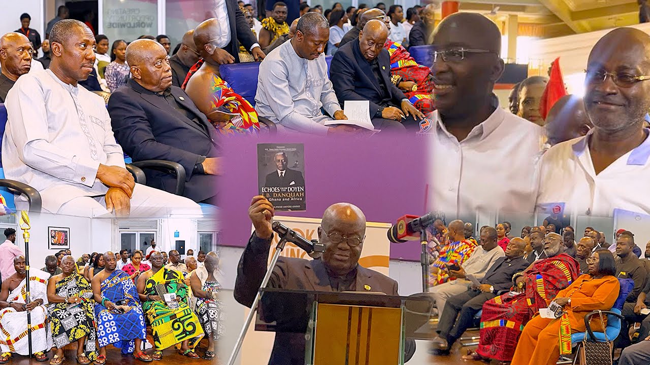🔥Nana Akufo-Addo Deliverers powerful & Emotional Speech @ launch of ‘Echoes from Doyen’s J.B.Danquah