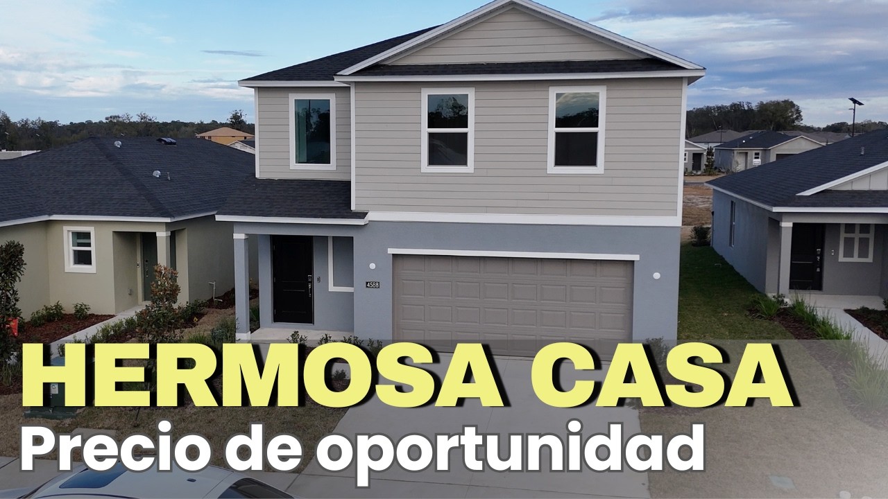 Hermosa CASA NUEVA en la ciudad de Ocala por un precio especial