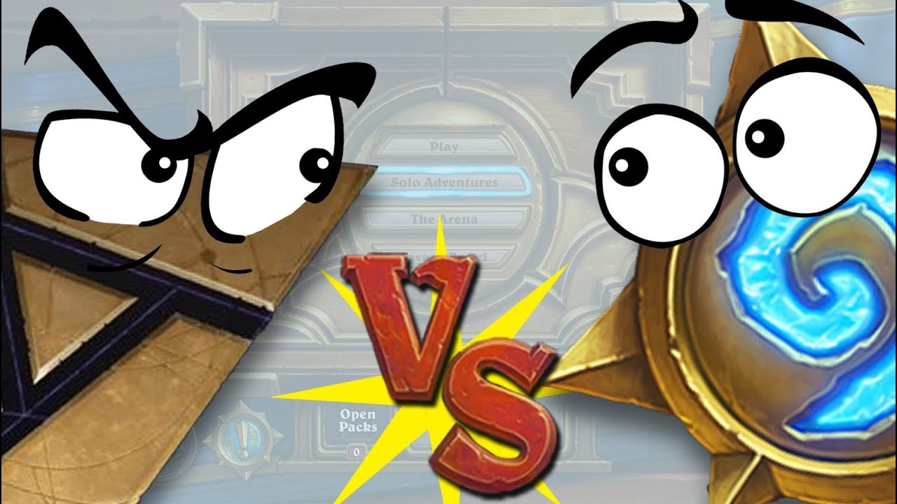 HEARTHSTONE vs ARTIFACT, but explained with food