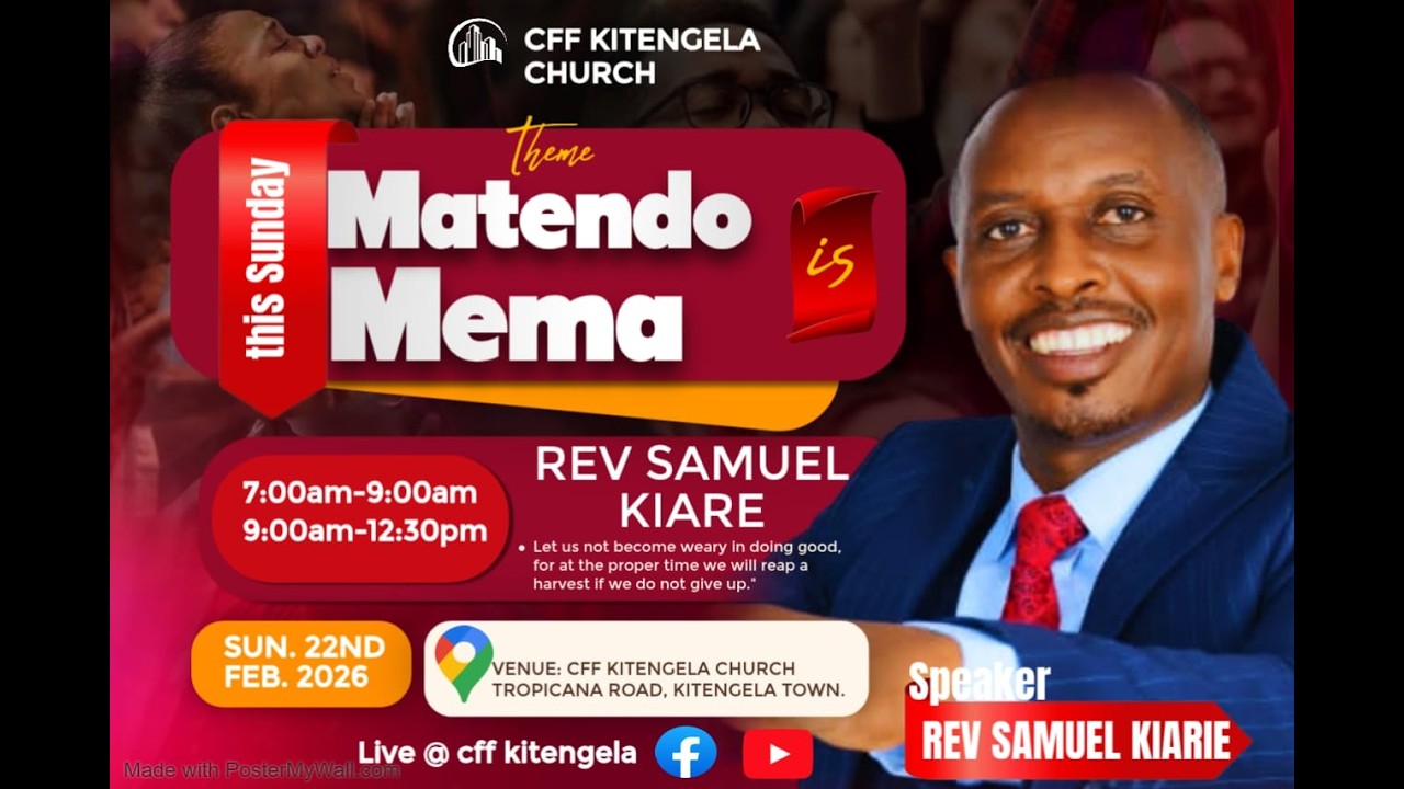 CFF KITENGELA LIVE BROADCAST