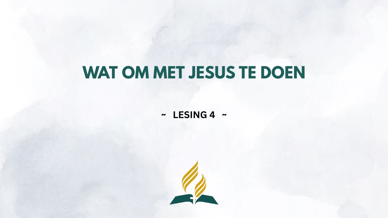 WAT OM MET JESUS TE DOEN