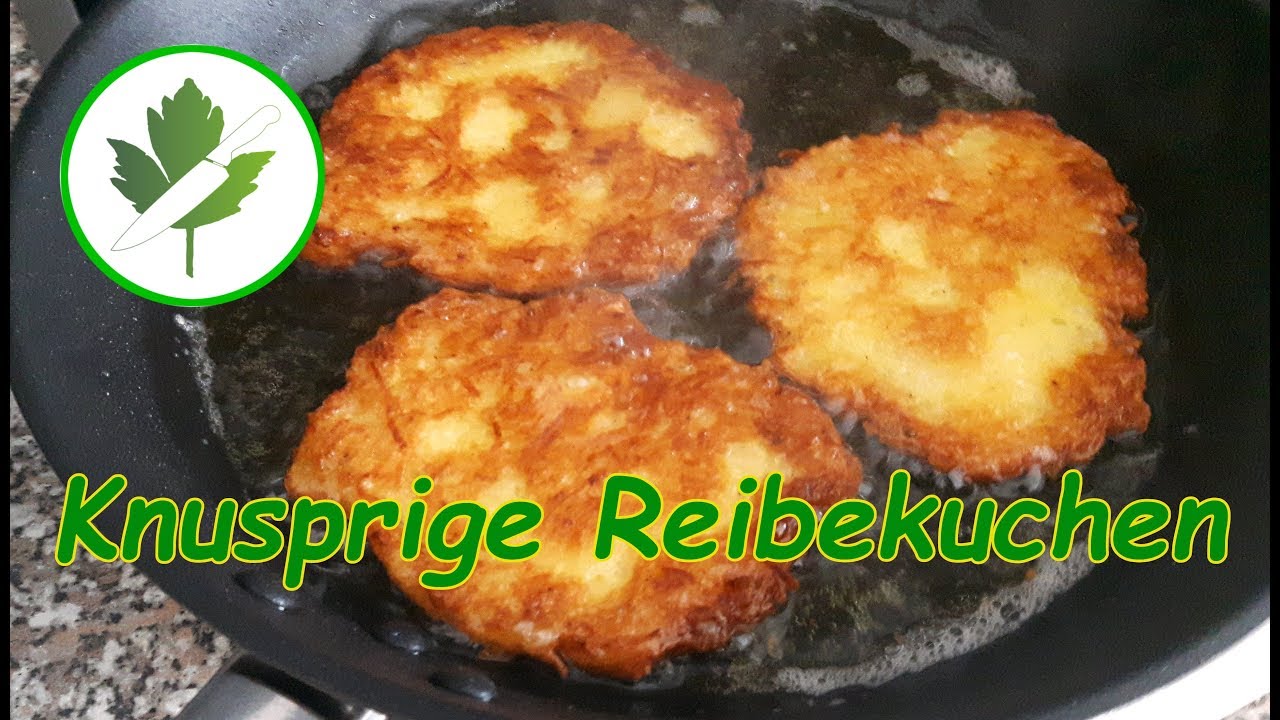 Reibekuchen selber machen, locker und knusprig - mein Rezept