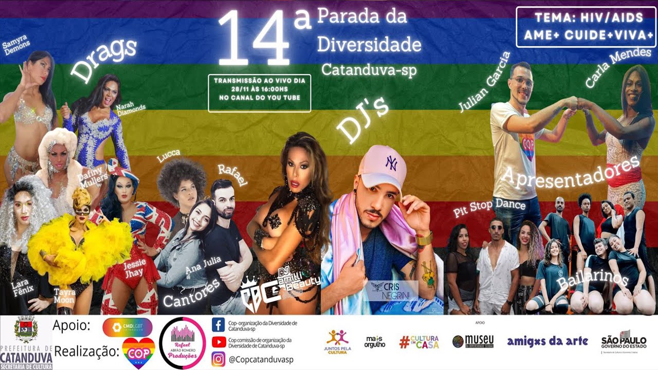 14&ordf; parada da diversidade de Catanduva SP