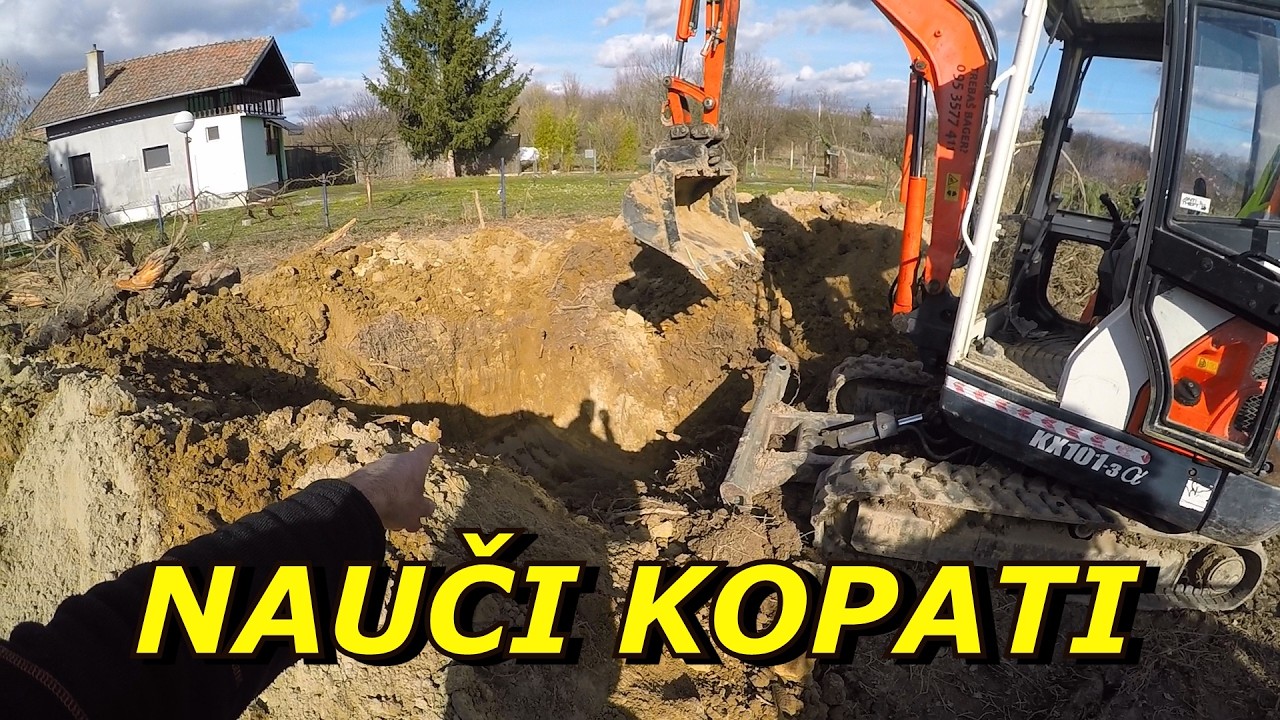 KAKO PRAVILNO KOPATI BAGEROM? (trikovi i savjeti) | Kubota KX 101-3