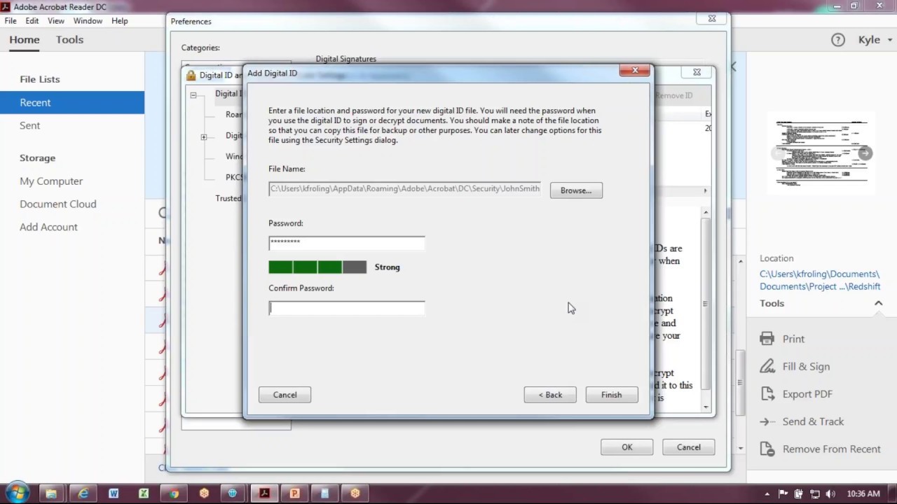 *FAST* How to set up a Digital Signature in Adobe Reader DC