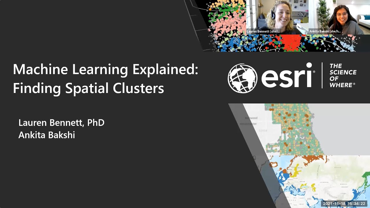 GIS Week: Geospatial Forum with Dr. Lauren Bennett and Ankita Bakshi (Esri)