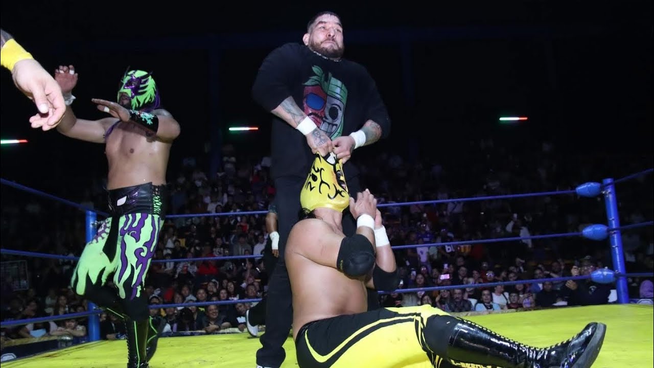 La Pandemia y Fresero Jr Vs Pierroth Jr, Aero Boy, Hijo de Fishman y Mocho Cota Jr en la Arena Neza