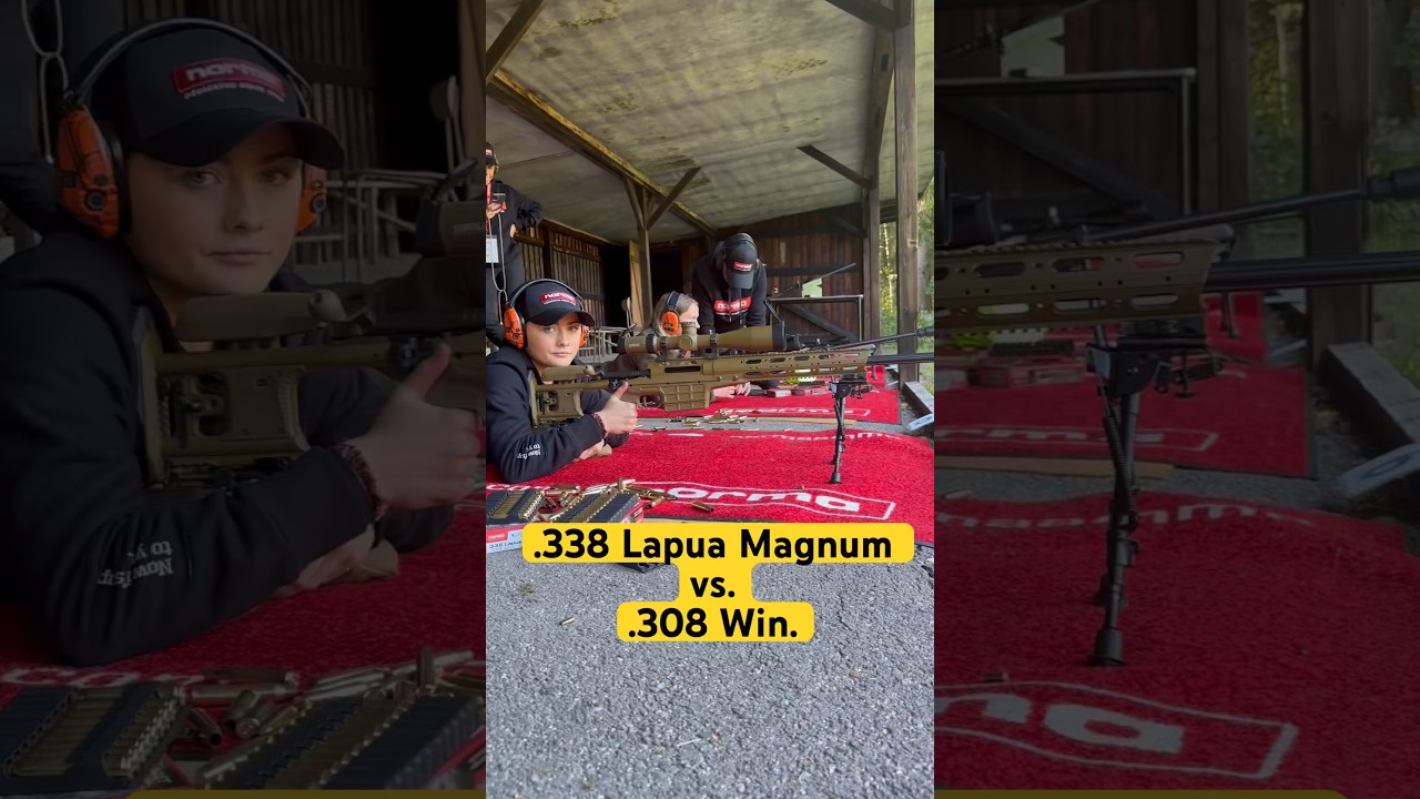 Battle of the sniper rifles | .338 Lapua Magnum vs. .308 Win. | Recoil comparison
