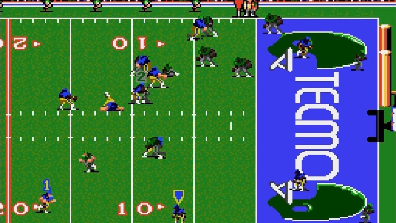 Лос-Анджелес Рэмс против Филадельфия Иглз | Супербоул Tecmo (Sega Genesis)