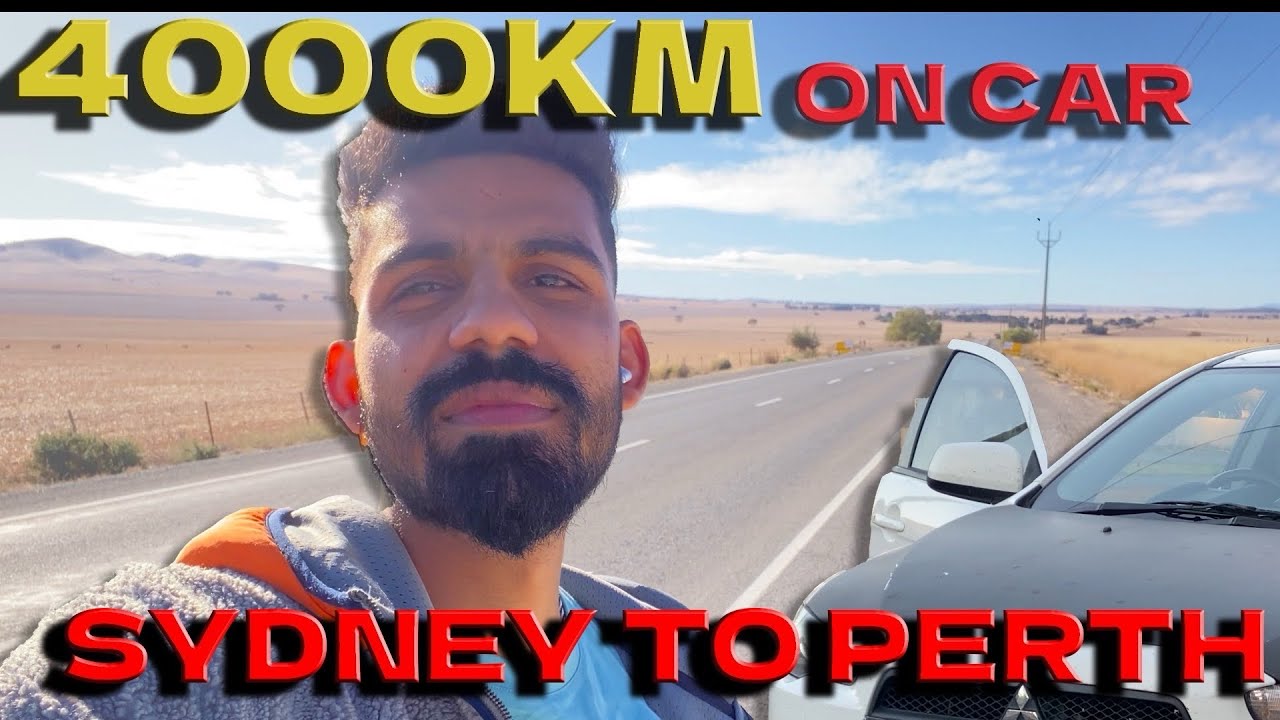 ਸਿਡਨੀ ਤੋਂ ਪਰਥ 4000 ਕਿਲੋਮੀਟਰ ਕਾਰ ਤੇ  Sydney to Perth Journey,  Punjabi in Australia