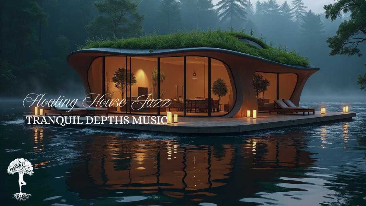 3 Hours of Floating House 🏡 Ambience | Relaxing Music, Water Sounds & Soft Lighting | 4K AI Escape