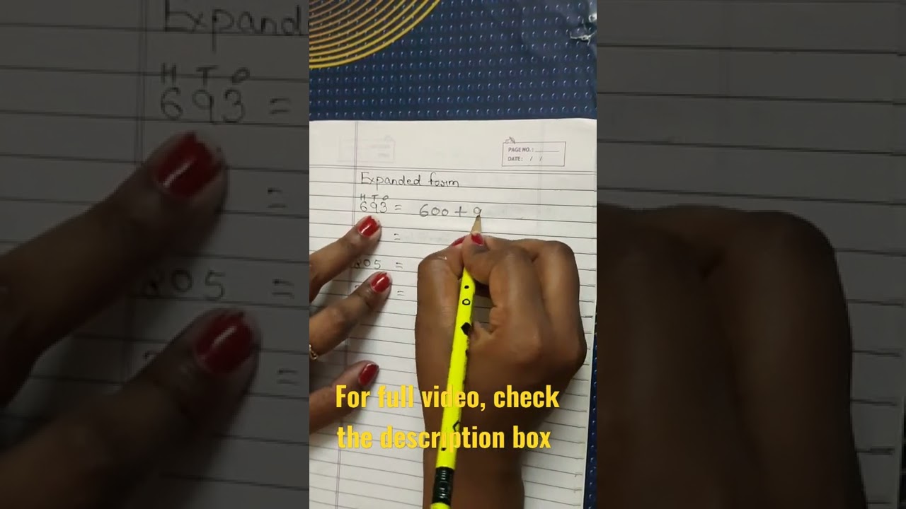Class 3 Maths | Expanded Form | Maths Practice For Class 3