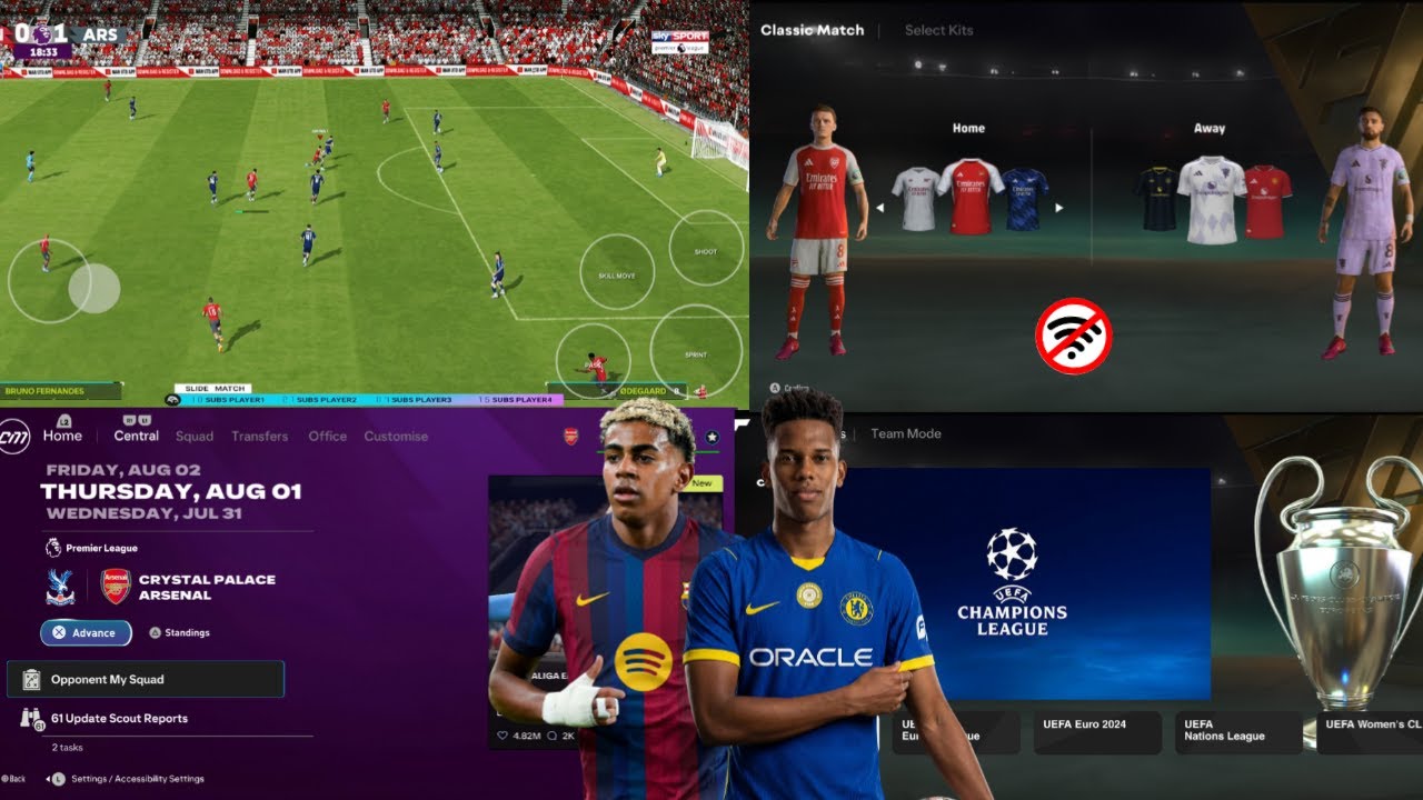 FIFA 16 MOBILE MOD EA FC 26 ANDROID OFFLINE CAREER MODE NEW FACES KITS TRANSFERS 26/27 PS5 GRAPHICS