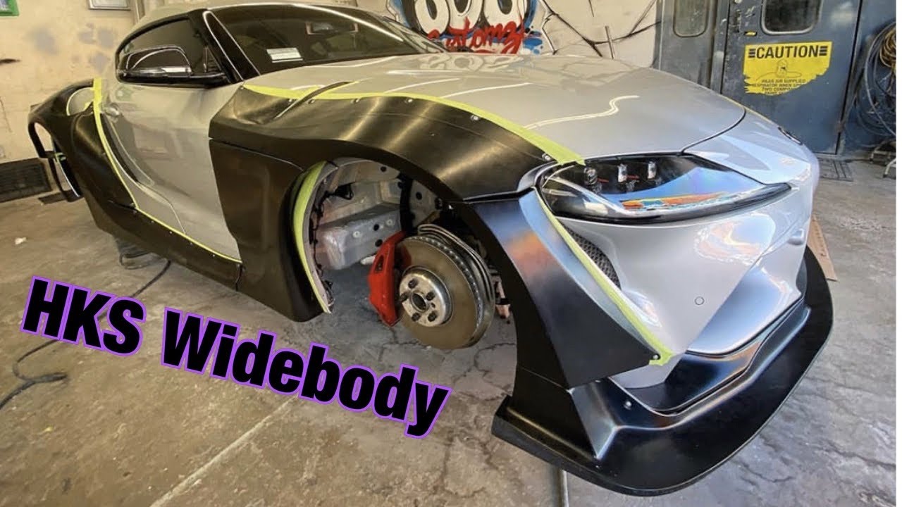 HKS WIDEBODY INSTALL ON A90 SUPRA (PART 2 )