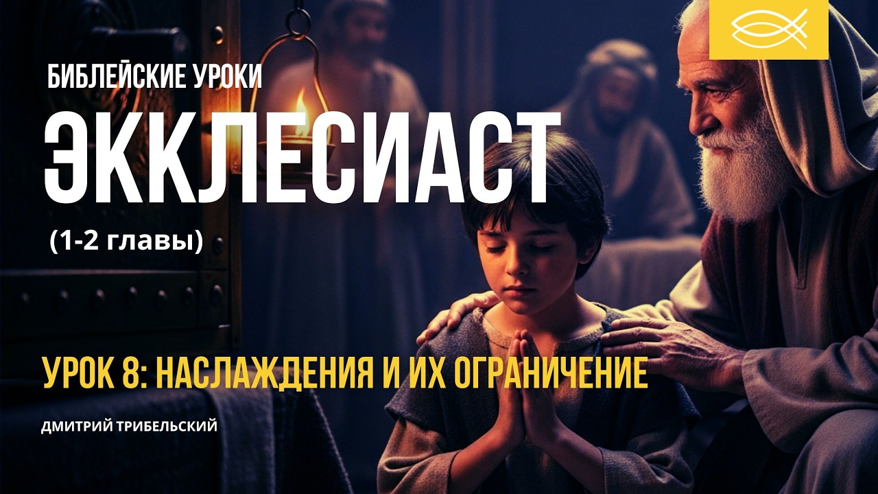ЭККЛЕСИАСТ (1-2 главы) | 8 Урок | НАСЛАЖДЕНИЯ И ИХ ОГРАНИЧЕНИЕ | Дмитрий Трибельский