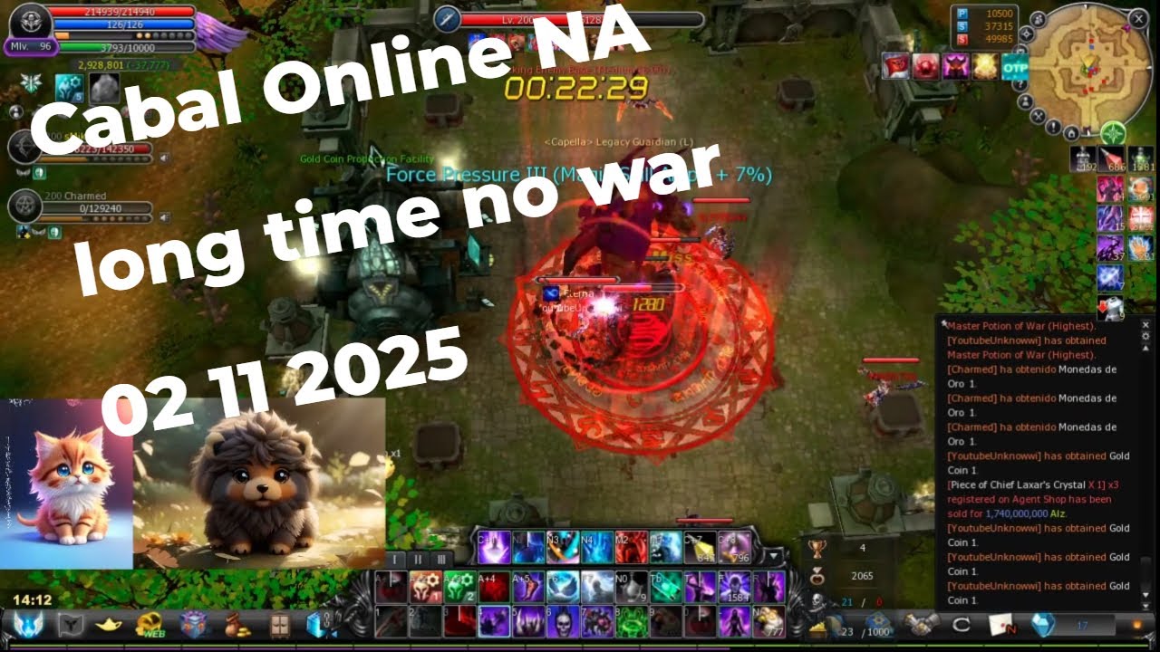 Cabal Online NA Ep 39 DM YoutubeUnknowwi long time no war 02 11 2025