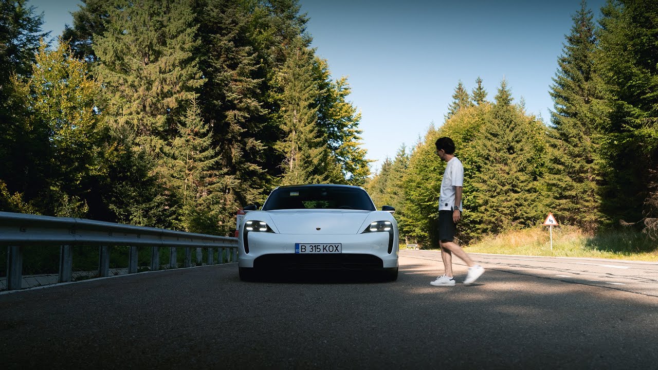 2022 Porsche Taycan Mountain Drive | 4K Cinematic
