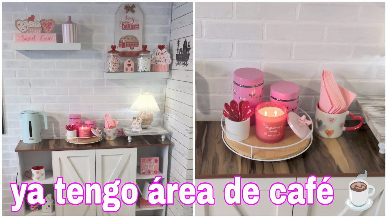 YA TENEMOS ÁREA DE CAFÉ//DECORACIÓN DE SAN VALENTÍN 💕 HERVIDOR DE COPPEL