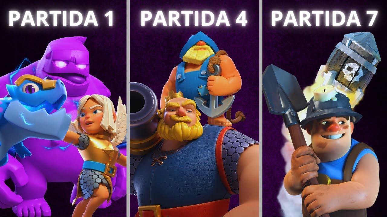 A cada PARTIDA meu DECK fica MAIS SKILL no CLASH ROYALE!!💥