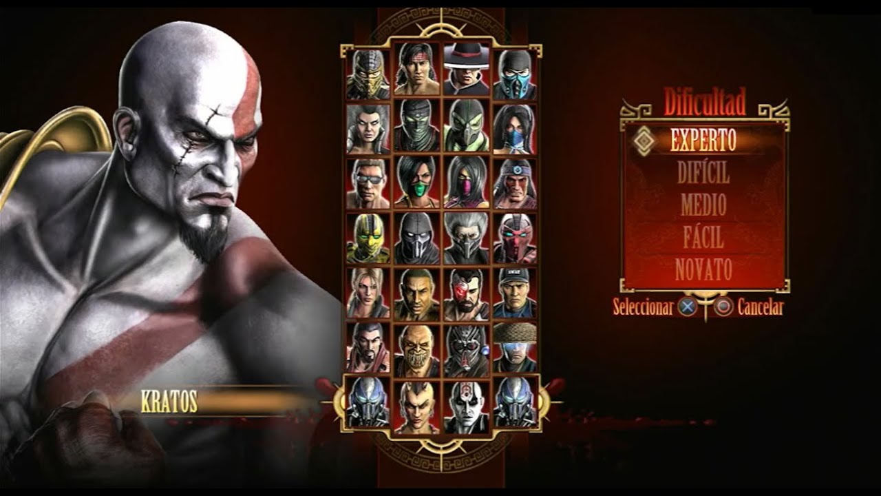 Mortal Kombat 9 Torre Experto (Kratos)