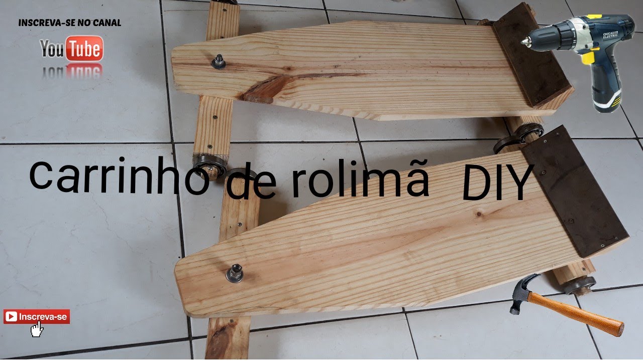 Faça você mesmo carrinho de rolimã DiY!!!