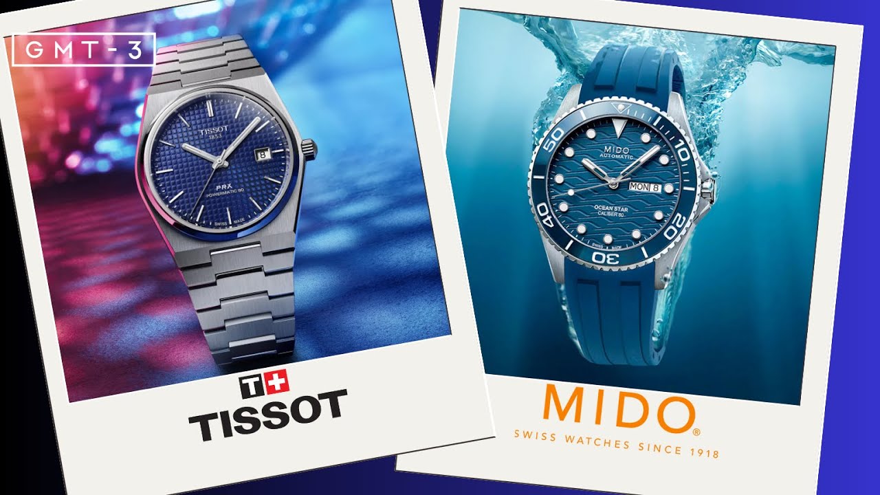 Chegada da Tissot e Mido no Brasil!