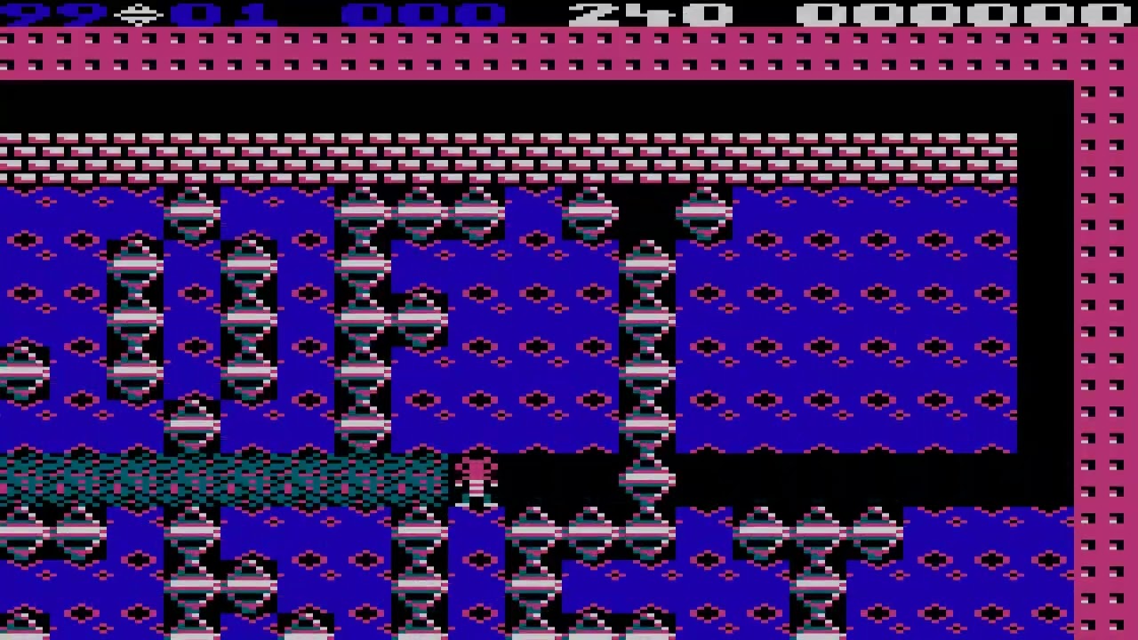 ATARI 8BIT XL XE Padajici Balvany BOULDERDASH BOULDER DASH 19xx AGB Soft CZ PD k file First Star Sof