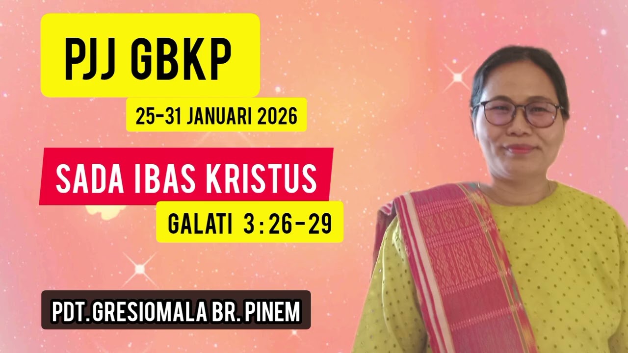 PJJ GBKP TGL 25-31 JANUARI 2026