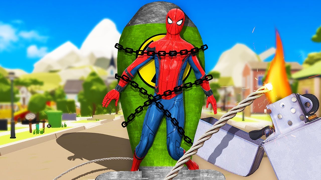 Using a Modded NUKE on Spiderman... (Fireworks Mania Multiplayer)