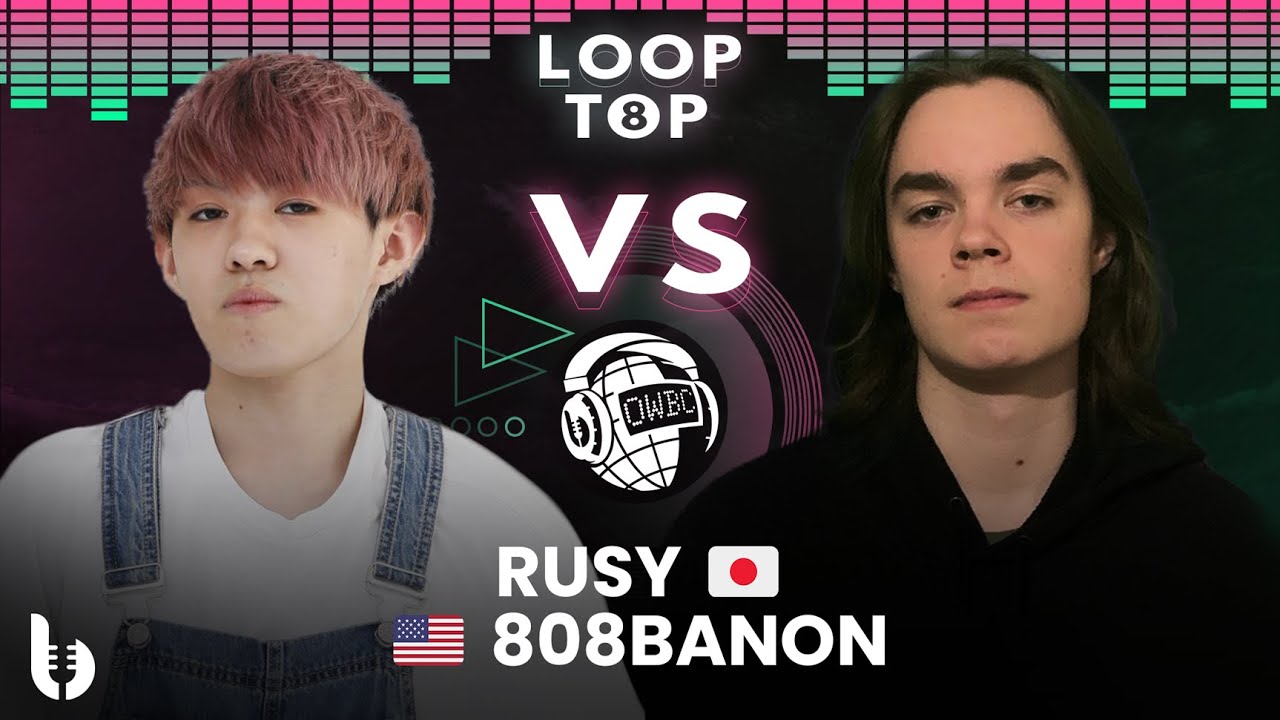 RUSY VS 808BANON | Online World Beatbox Championship 2022 | LOOPSTATION BATTLE 1/4 FINAL
