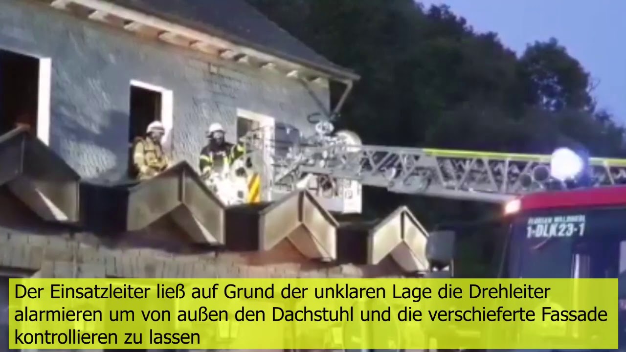 Feuer in Gasthof in Denklingen!