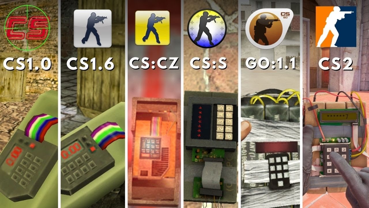 C4 Bomb Evolution in Every Counter-Strike (1999-2025)