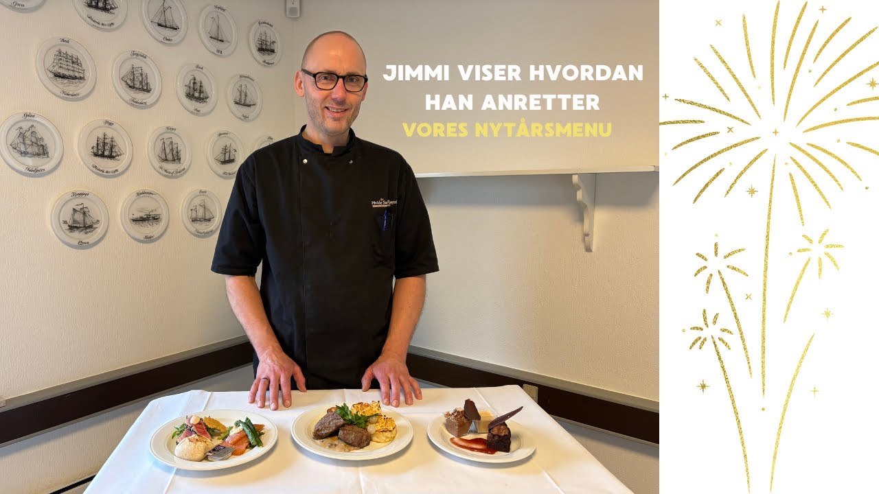 S&aring;dan anretter du vores nyt&aring;rsmenu | Hvide Sande R&oslash;geri