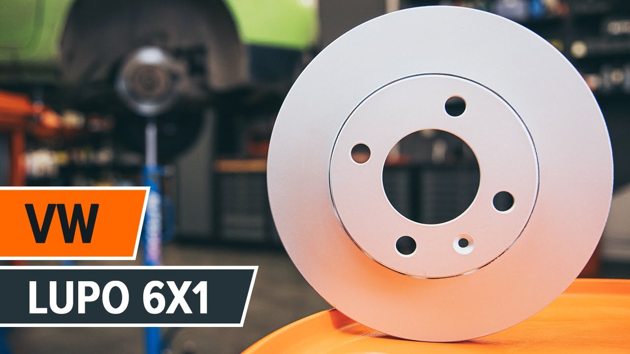 VW LUPO 6x1 Bremsscheiben vorne wechseln [AUTODOC TUTORIAL]