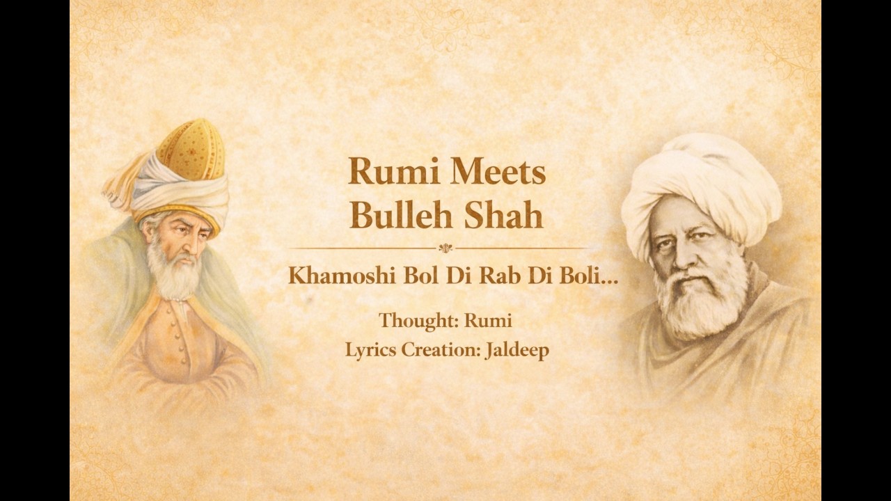 Rumi Meets Bulleh Shah — Silence Speaks | A Punjabi Sufi Adaptation