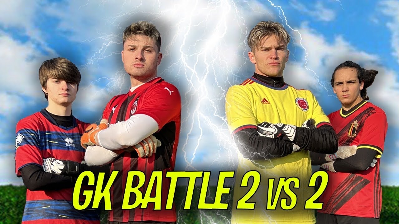 🧤2 vs 2 GOALKEEPER BATTLE! Team Sergej vs Team (non ricordo il nome)