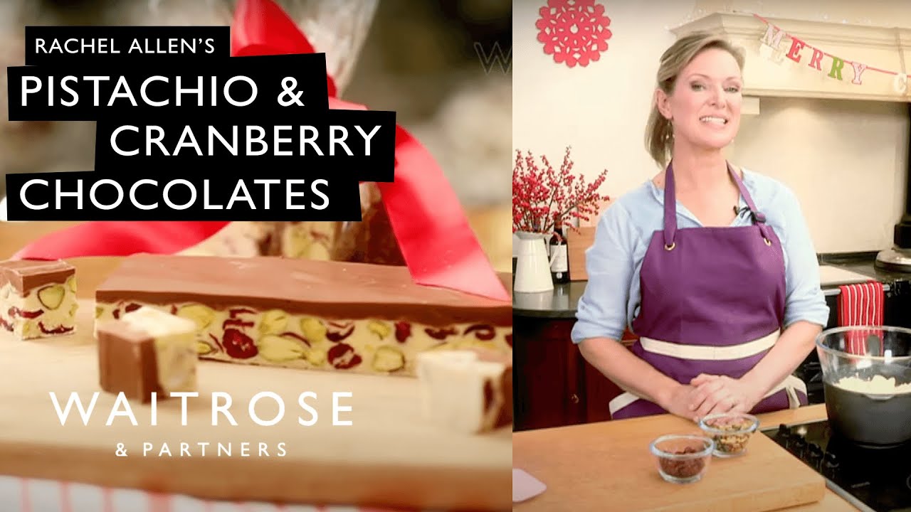 Rachel Allen's Pistachio And Cranberry Chocolates | Waitrose