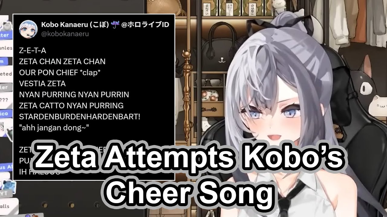 Vestia Zeta Attempts Kobo’s Legendary Cheer Song Live—Chaos Ensues!