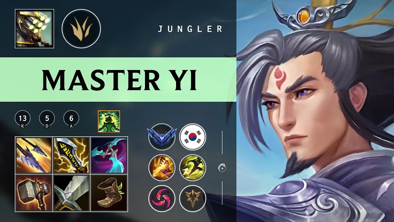 Master Yi Jungle vs Kindred - KR Diamond Patch 26.01