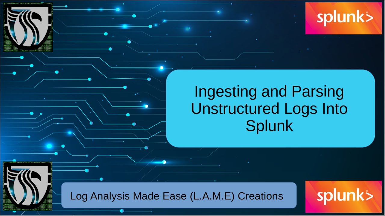 Прием и анализ неструктурированных журналов в Splunk
