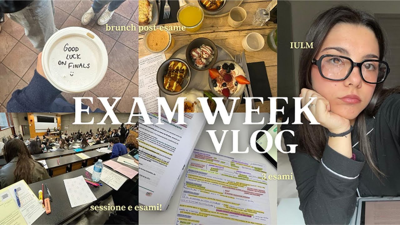 EXAM WEEK | i miei primi esami della sessione in IULM + brunch post-esame! *vlog*