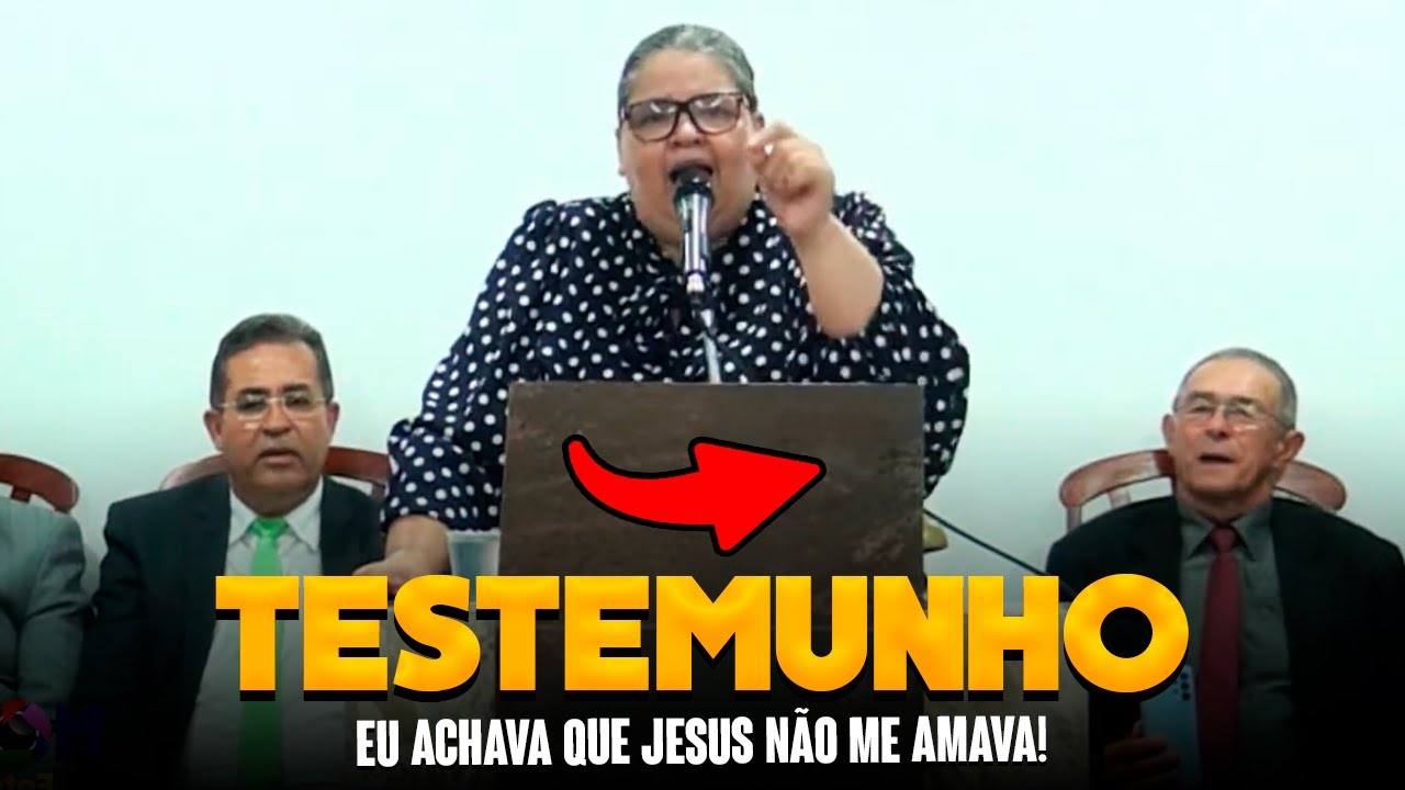 É DE ARREPIAR O TESTEMUNHO DESSA MISSIONÁRIA! EU ACHAVA QUE JESUS NÃO ME AMAVA!