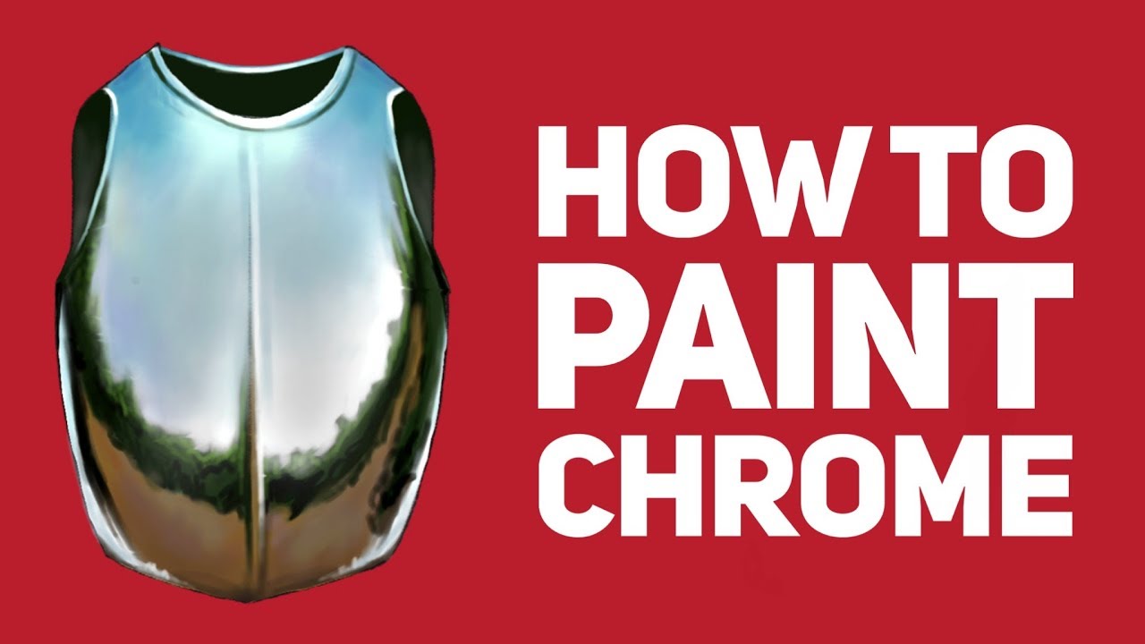 Как покрасить хромированные детали