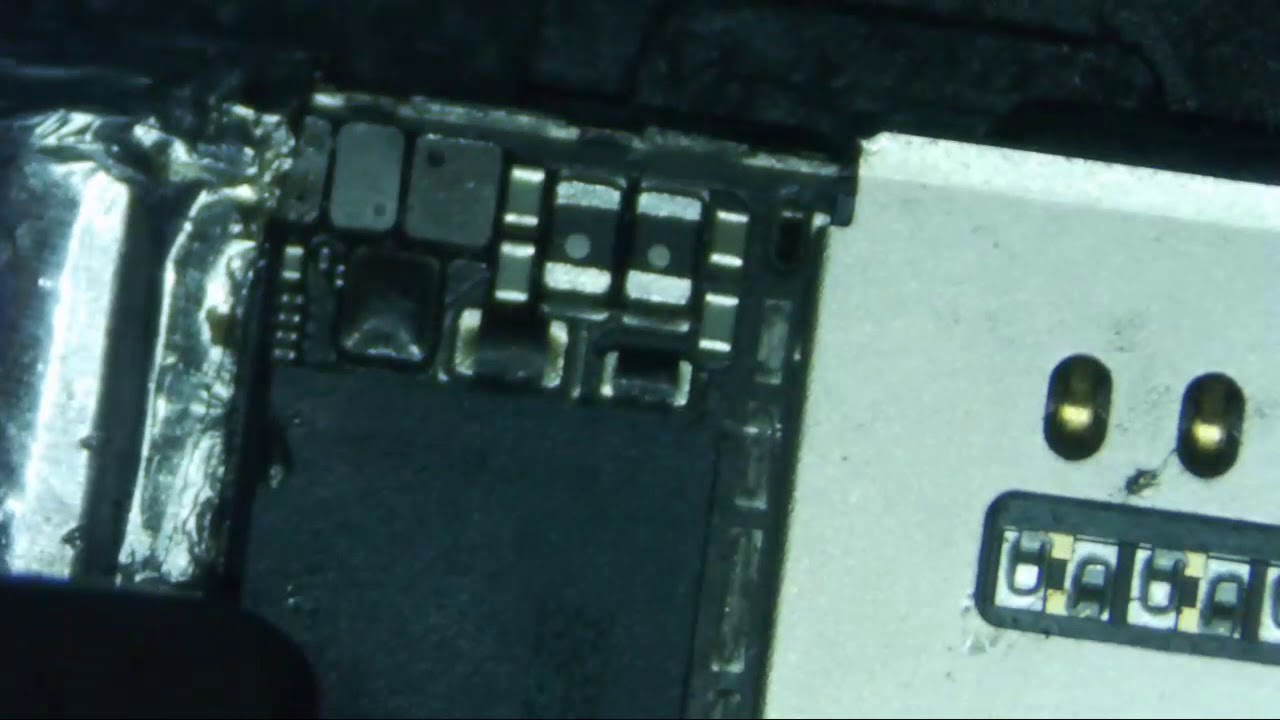 iPhone 7 Plus Intel sin imei, reballing modem 2 jumpers
