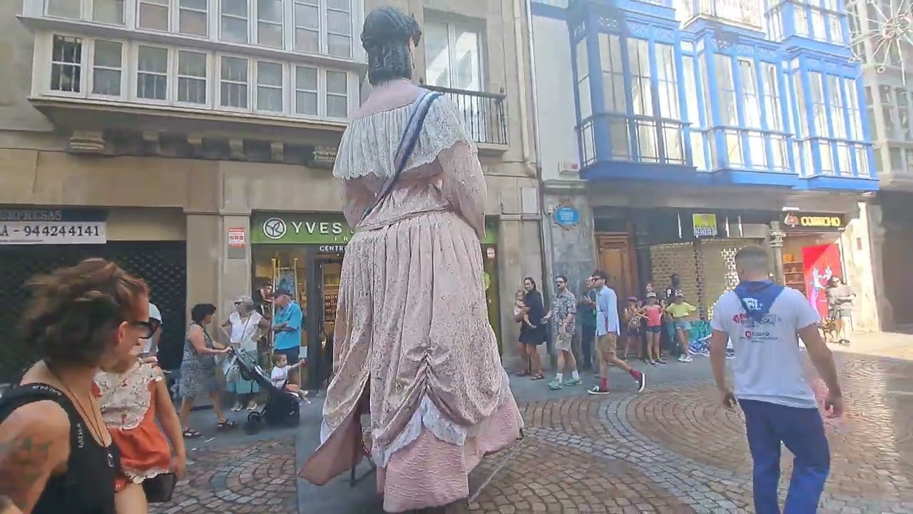 Pasacalles de los Gigantes de Bilbao en Aste Nagusia 2023 (Día 4/8) | 23 de agosto de 2023