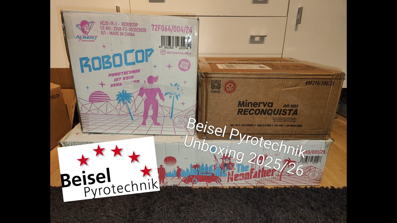 650€ Beisel Pyrotechnik Feuerwerks Unboxing 2025/26