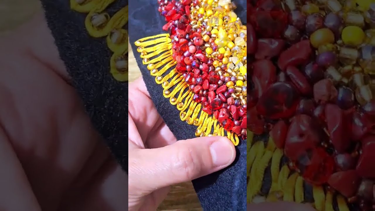 تزين سمكه بالحجر والخرز الكرستال والنمنم ..🥰#اكسبلور #handmade #shorts #diy #accessorie #art 