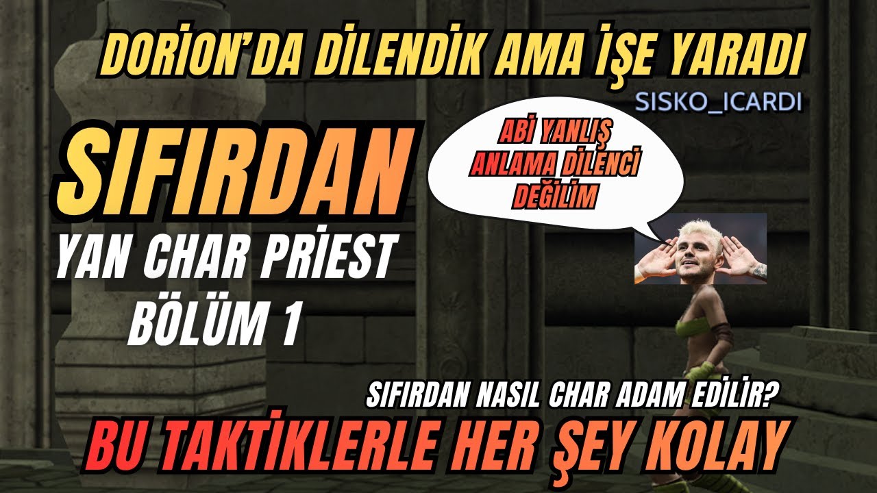 Rise Online SIFIRDAN PRİEST ŞİŞKO_İCARDİ 1 | DORION'DA DİLENDİK :D | BU TAKTİKLERLE HER ŞEY KOLAY